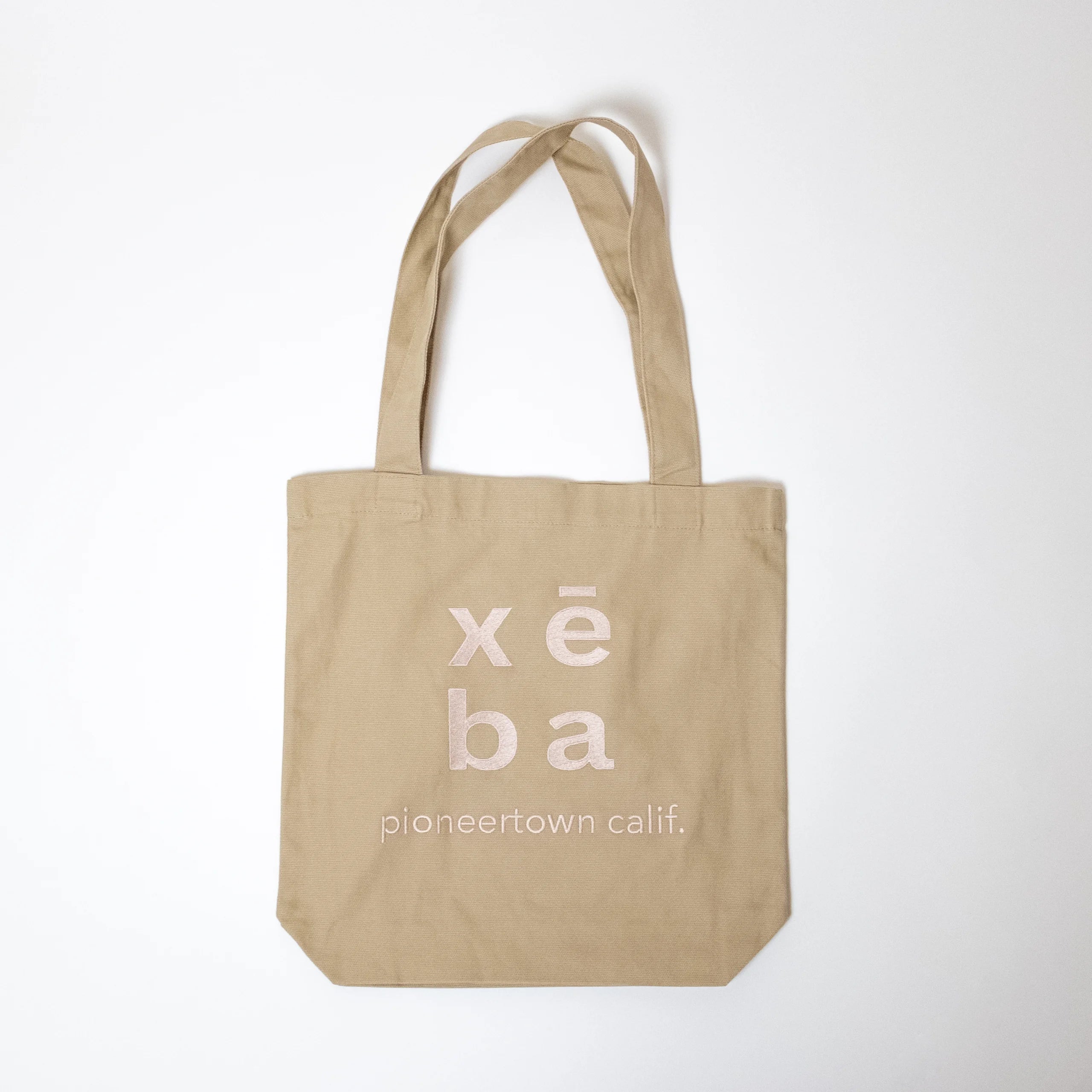 XēBA Embroidered Canvas Tote