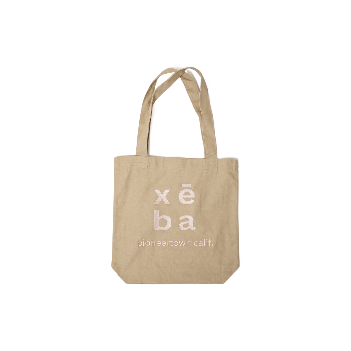 XēBA Embroidered Canvas Tote